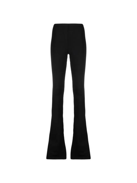 Rick Owens Lilies high-waist bootcut trousers