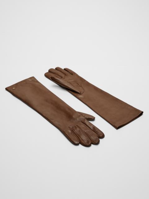 Max Mara AFIDEE Nappa leather gloves