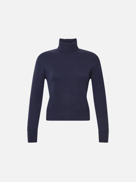 Cashmere Turtleneck Sweater in Navy