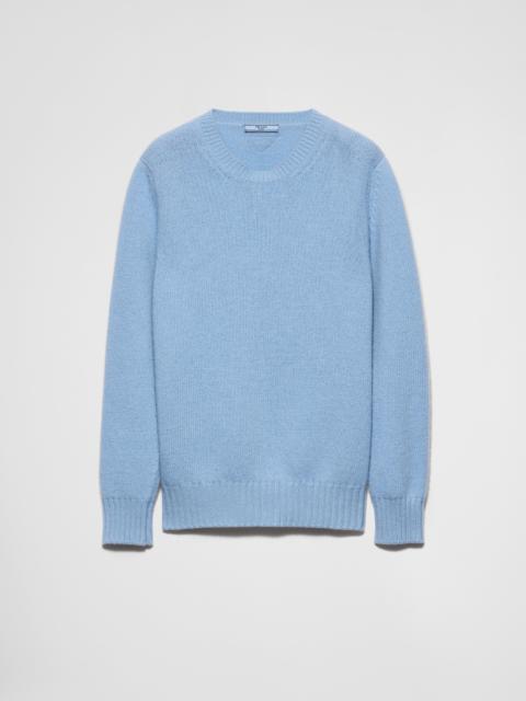 Wool and cashmere crew-neck sweater