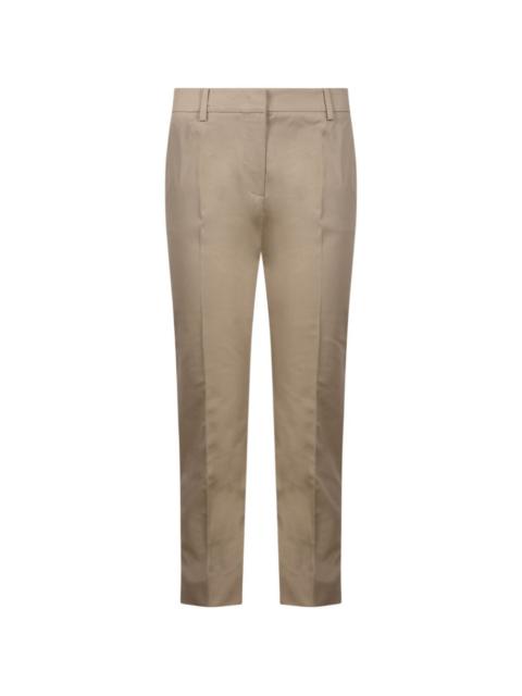 WEEKEND Max Mara slim-fit cotton-gabardine trousers