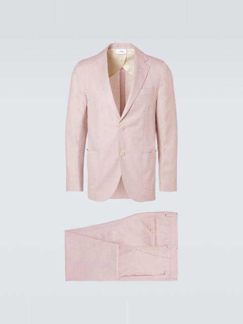 LARDINI Wool, silk, and linen suit