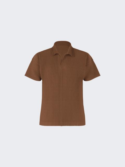 ISSEY MIYAKE Color Pleats 2 Shirt Anchor Brown