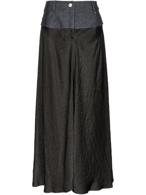 PINKO layered midi skirt