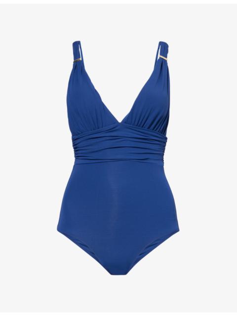 MELISSA ODABASH Panarea V-Neck Swimsuit