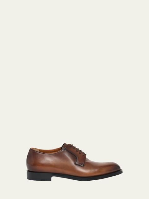 ZEGNA Men's Leather Lace-Up Derby Loafers