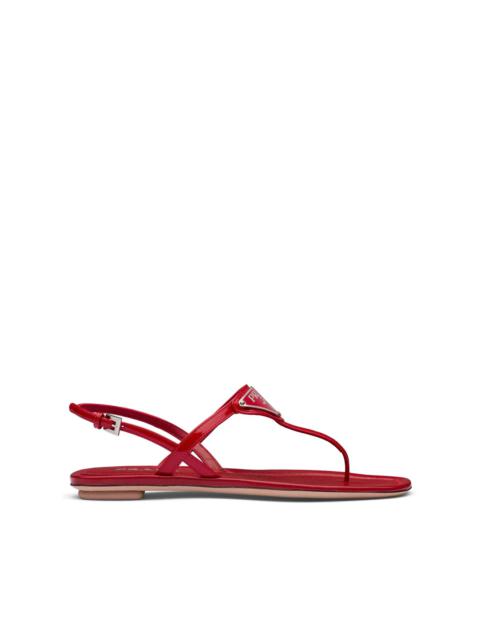 Prada thong strap sandals