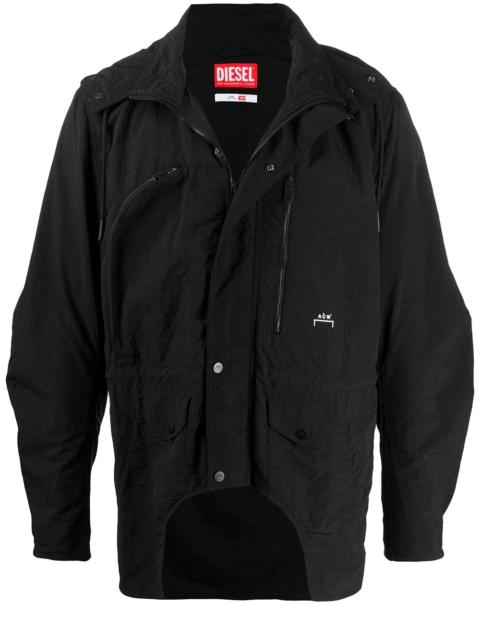 x Diesel Red Tag logo hooded jacket