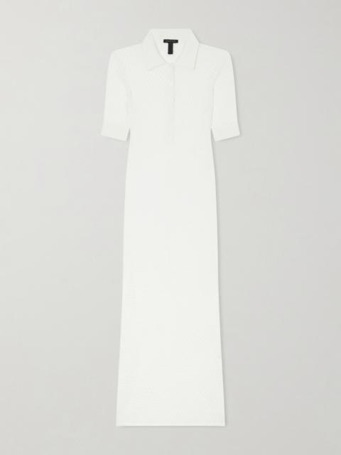 KIKI DE MONTPARNASSE Crocheted Silk Coverup