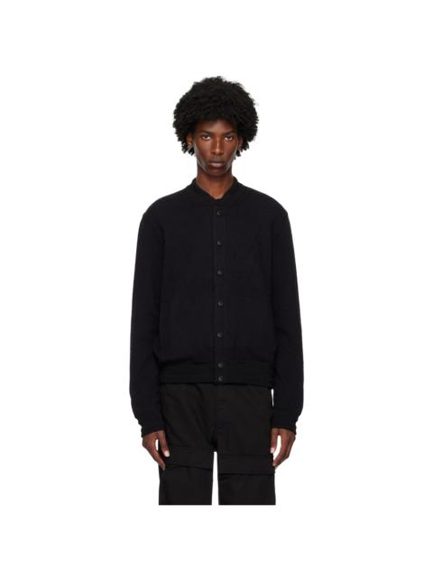 Givenchy Black Jacquard Logo Bomber Jacket