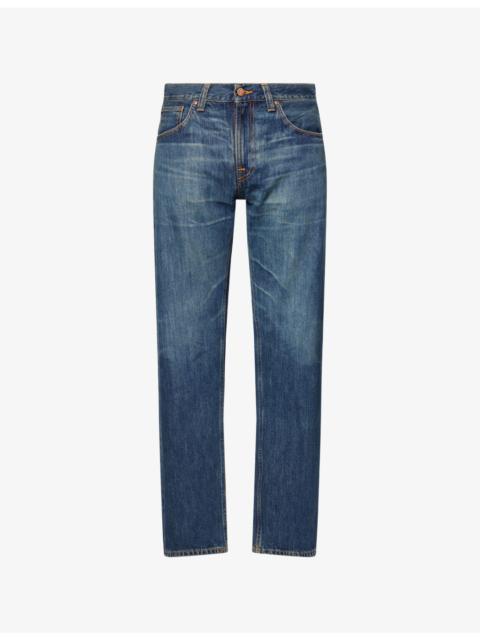 Nudie Jeans Gritty Jackson Straight-Leg Denim Jeans
