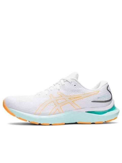 (WMNS) ASICS Gel Cumulus 24 'White Orange Pop' 1012B206-100