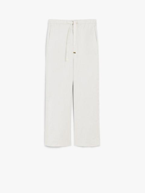 'S Max Mara AMERICA Linen drawstring trousers