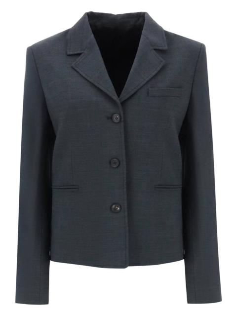 SINGLE-BREASTED CREPE JACKET