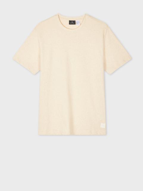 Paul Smith Ecru Marl Cotton-Linen T-Shirt