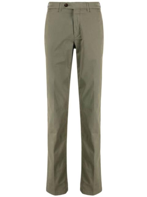 Canali mid-rise straight-leg chino trousers