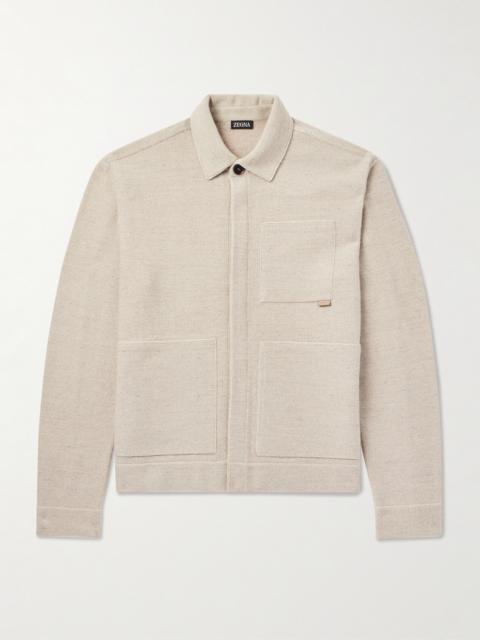 ZEGNA Wool, Cashmere, Linen and Silk-Blend Chore Jacket
