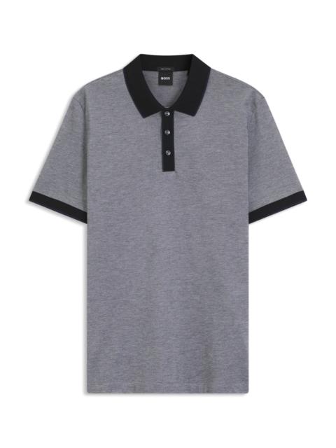 BOSS REGULAR-FIT COTTON POLO SHIRT