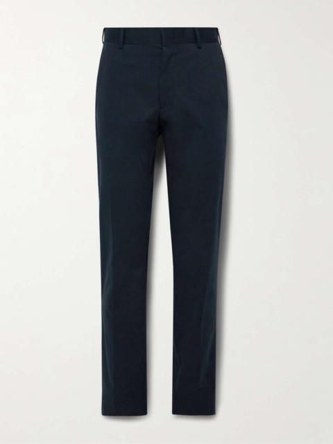 Pienza Slim-Fit Straight-Leg Cotton-Blend Twill Trousers