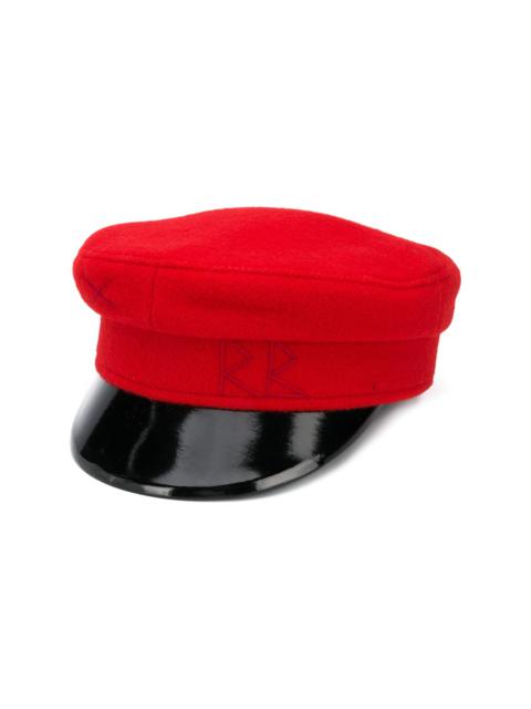 stitched initials military cap