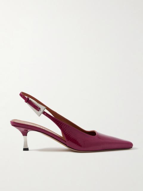PARIS TEXAS Bettina Patent-leather Slingback Pumps