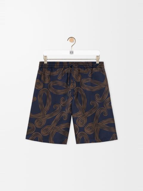 Loewe Shorts in silk