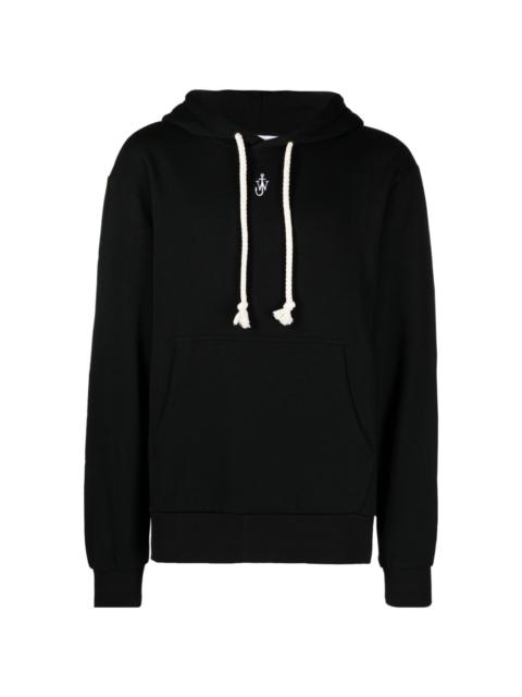JW Anderson logo-embroidered drawstring hoodie