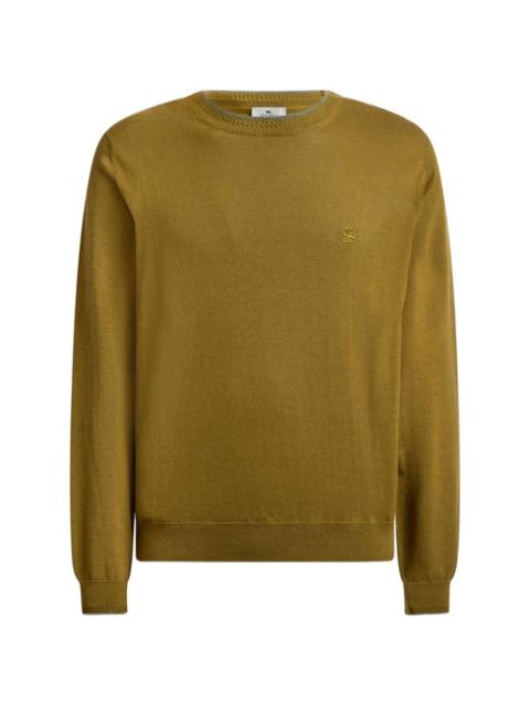 Etro Pegaso-embroidered jumper