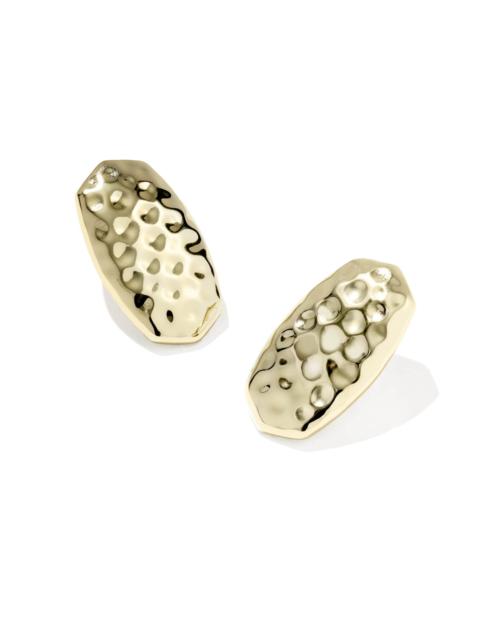 KENDRA SCOTT Oakland Gold Statement Stud Earrings