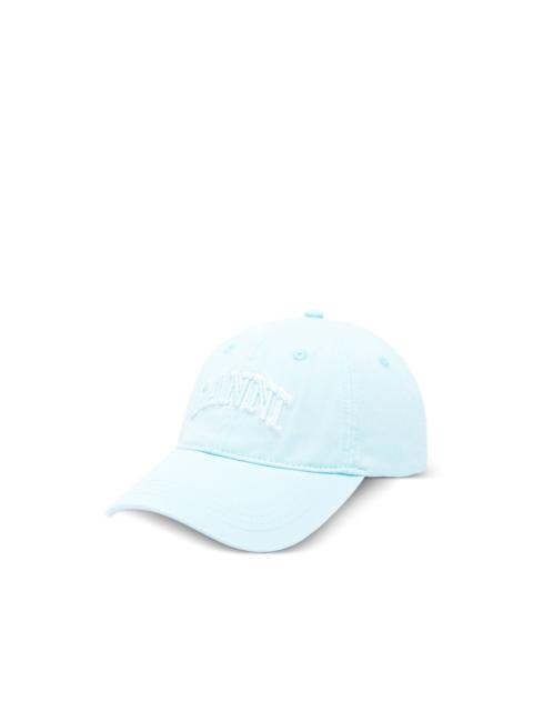 GANNI logo-embroidered cap hat