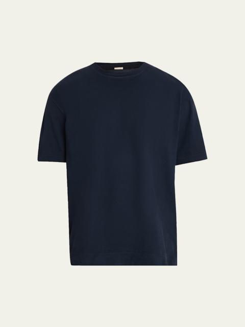 massimo alba Men's Brushed Garment Dyed T-Shirt