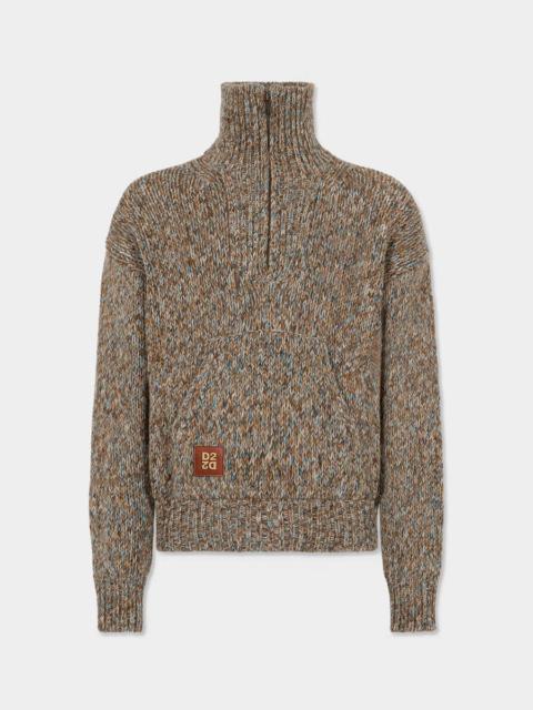 DSQUARED2 D2 COTTAGE MOULINÉ CARDIGAN