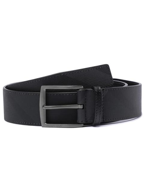 Burberry Burberry Striped Belt Black/Gray
