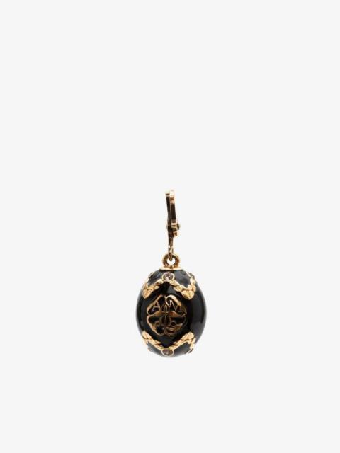 Alexander McQueen Alexander Mcqueen Egg Charm in Antique Gold