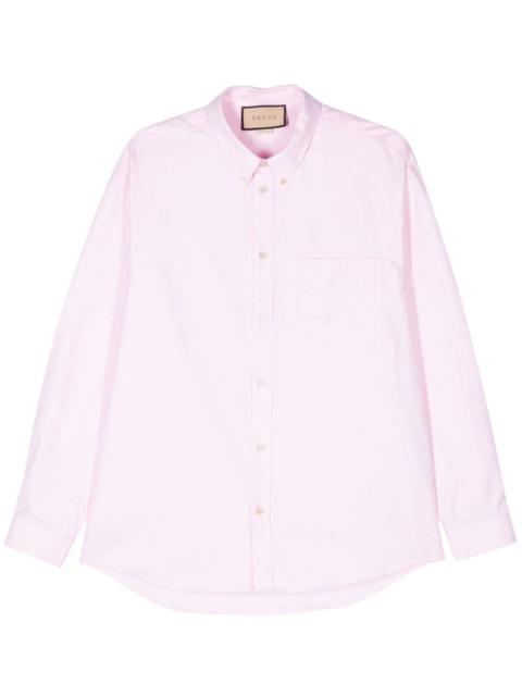 GUCCI Double-G cotton Oxford shirt