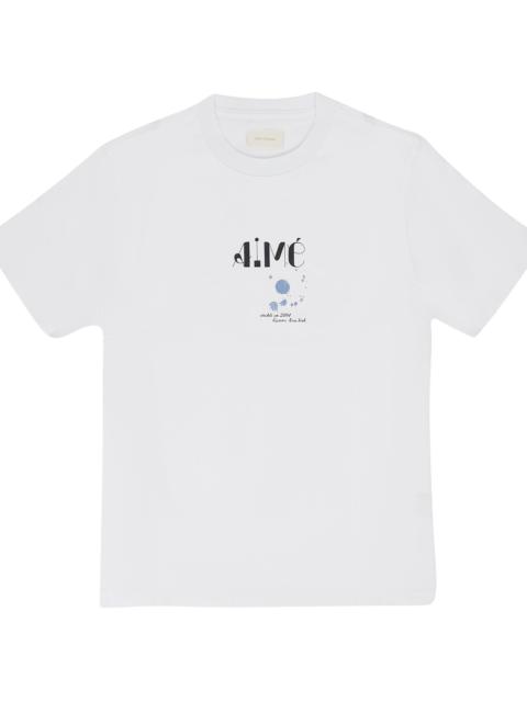 AIMÉ LEON DORE Studio Tee "White" SS24CT042 WHITE