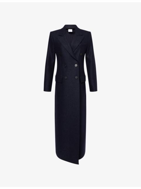 Harris Wharf London Tailored Double-Breasted Wool Coat