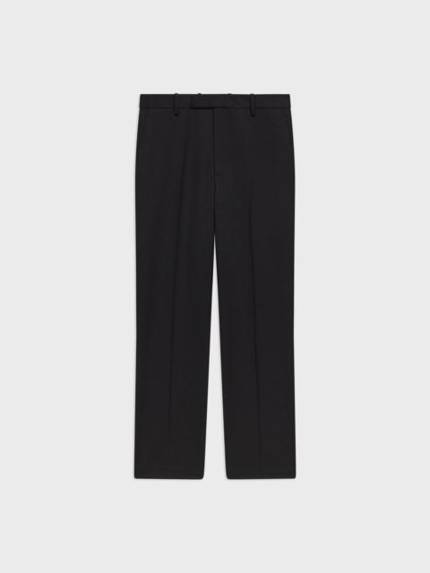 Straight Pant in Wool-Blend Twill