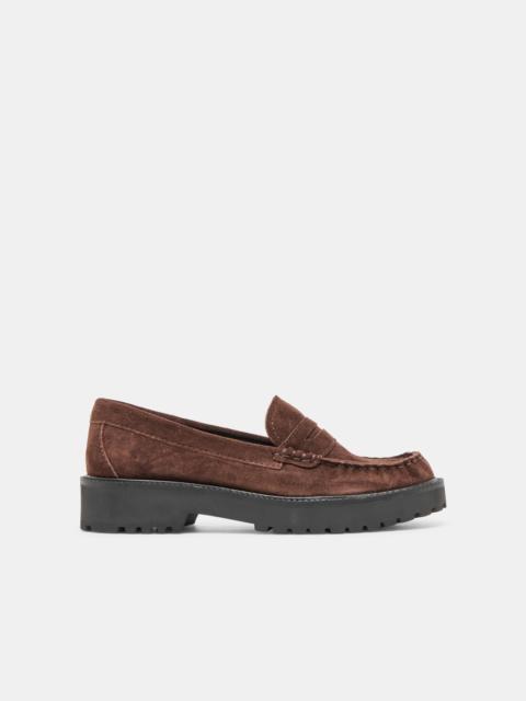 dolce vita MEREK LOAFERS DK BROWN SUEDE