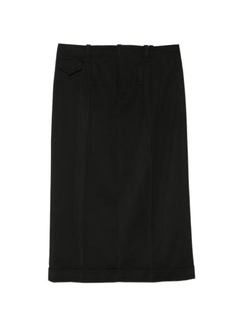 Marni button-detail pencil midi skirt