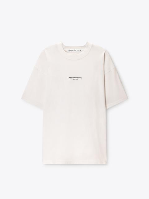Alexander Wang LOGO PRINT SHORT SLEEVE TEE