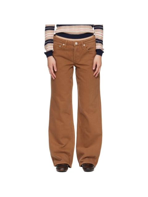 rag & bone Brown Cam Straight Jeans