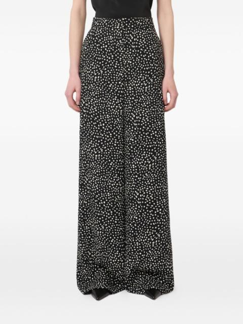 Max Mara wide-leg print trousers