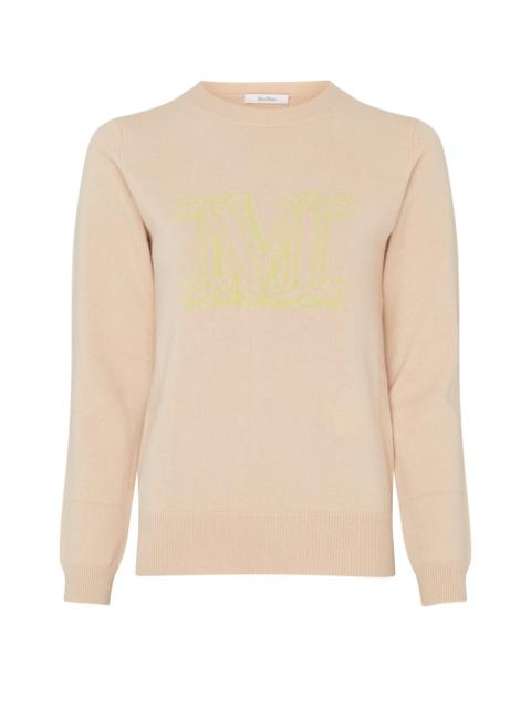 Max Mara Pamir logo cashmere sweater