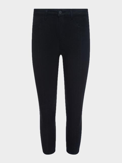 L'AGENCE Fiora High-Rise Pedal Pusher Capri Jeans
