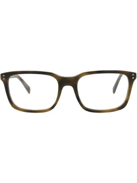 CELINE Celine Square-Frame Metal Optical Frames Havana Havana Transparent (CL50081I-56-055)