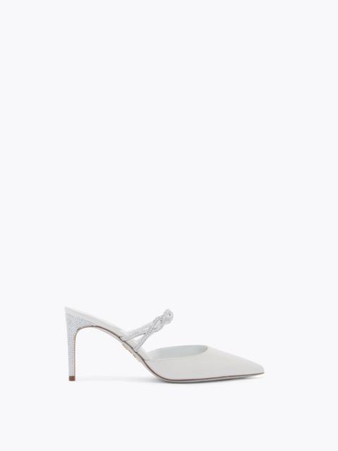 RENE CAOVILLA BRAID IVORY MULE 80