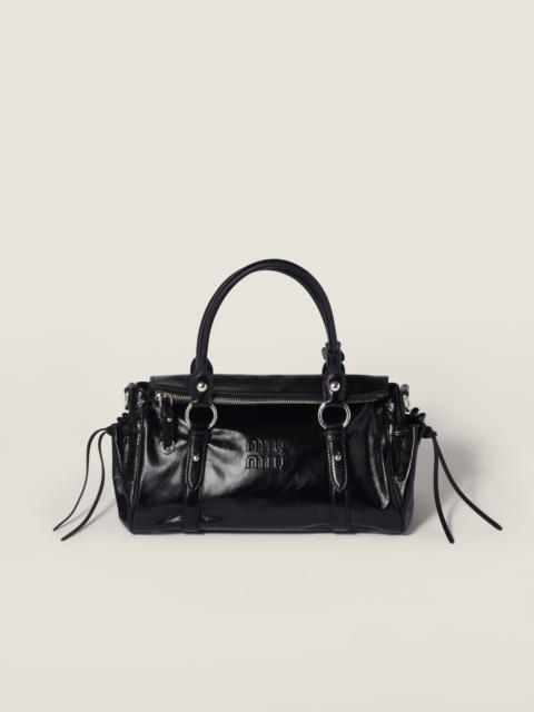Miu Miu Glossy leather handbag
