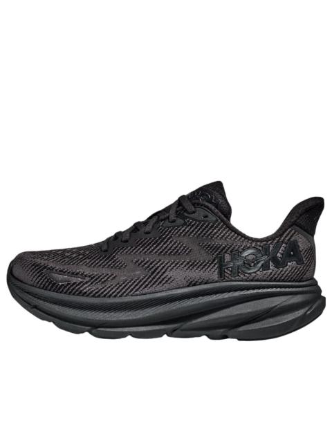 HOKA ONE ONE Clifton 9 Wide 'Triple Black' 1132210-BBLC