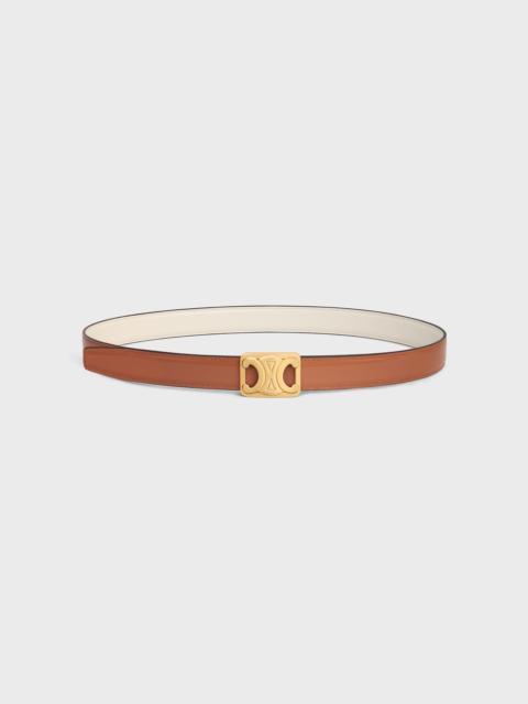 CELINE MEDIUM REVERSIBLE FRAMED TRIOMPHE BELT IN TAURILLON